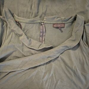 Eloquii Longsleeve Green Dress